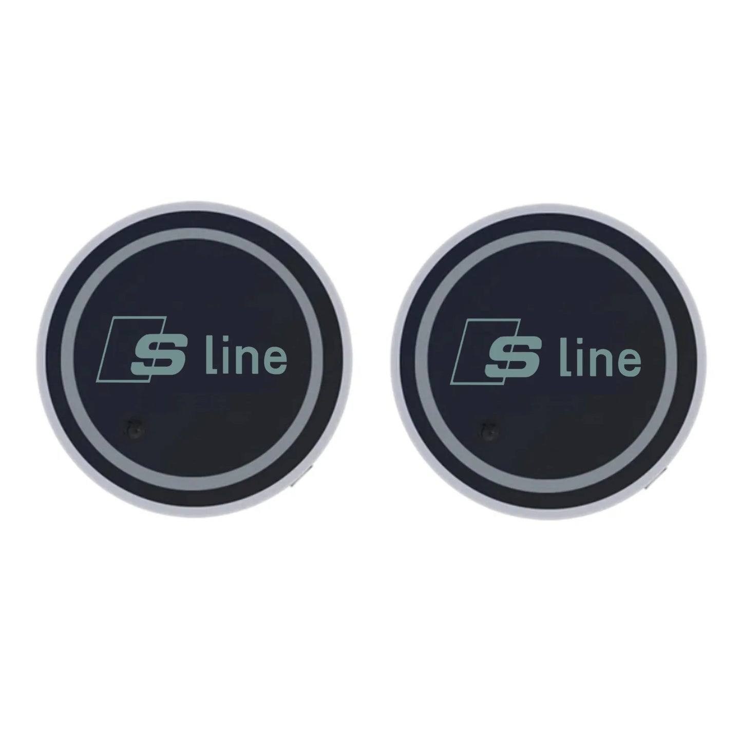 LED Cup Holder Coaster Lights for Audi A1-A8 Q Series S RS