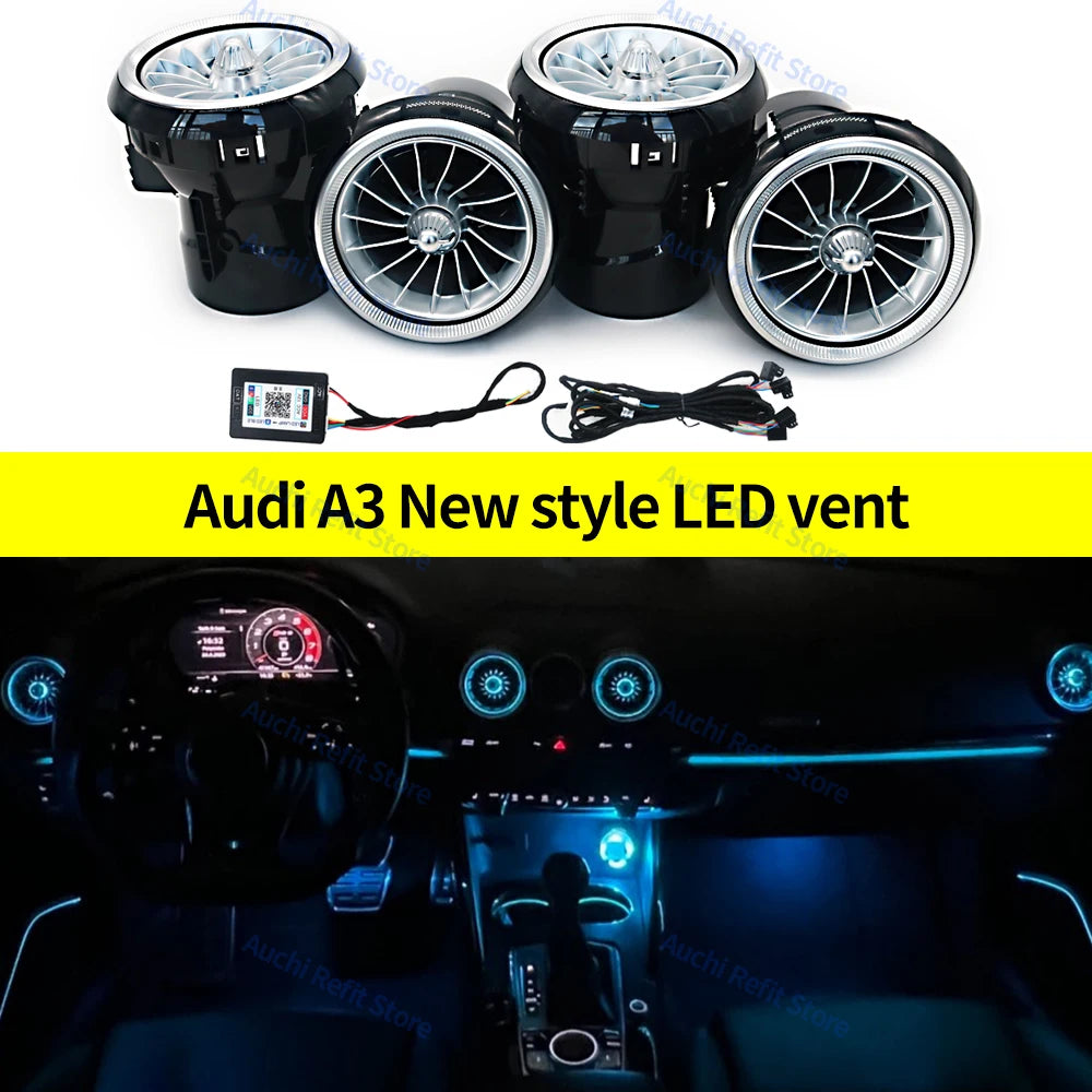 256 Color LED Air Vents for Audi A3 S3 RS3 8V/8Y/8P 04-20 – Car Accessories | MotorWorld Marketplace
