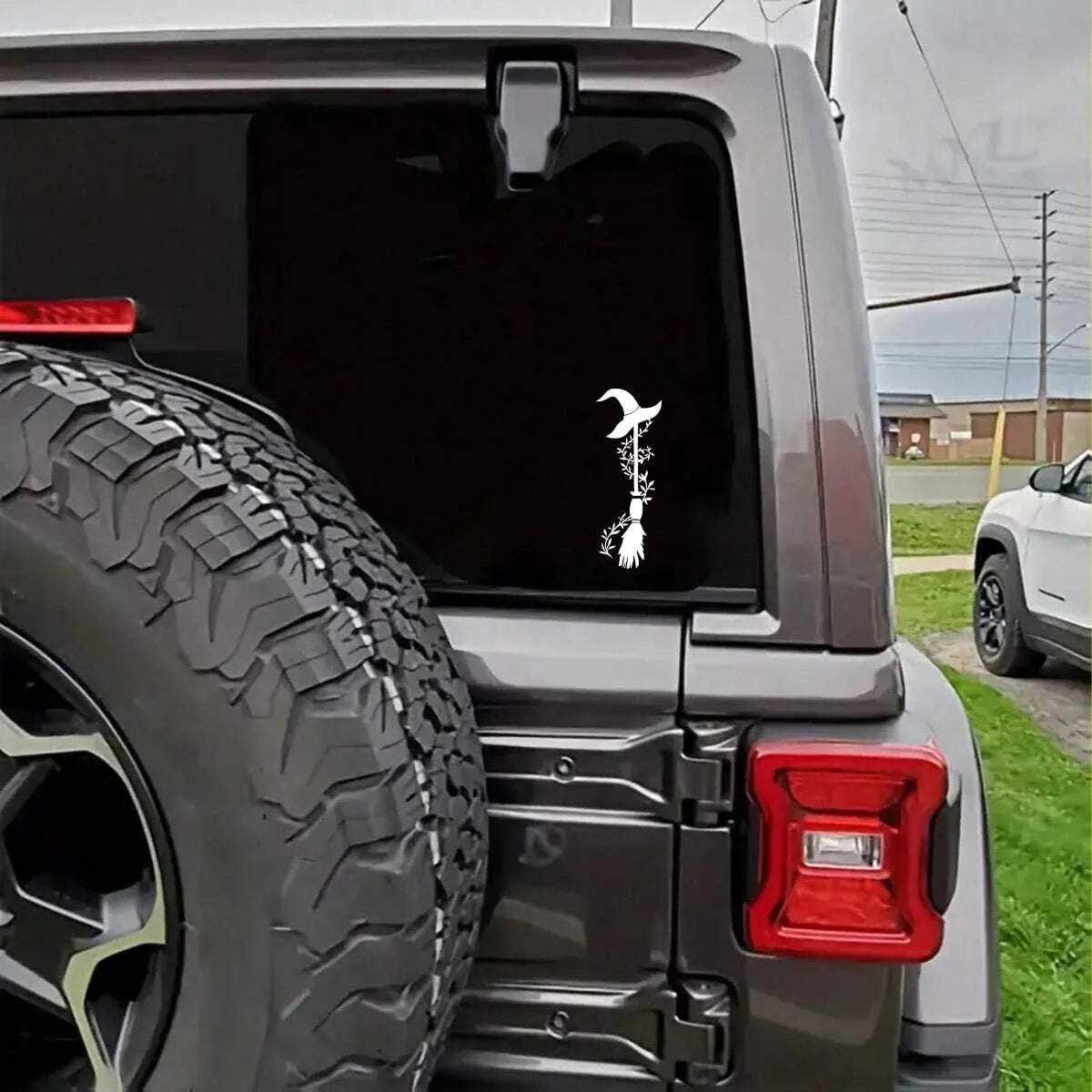 Witch Broom Car Stickers – Halloween Auto & Home Decor – Car Accessories | MotorWorld Marketplace