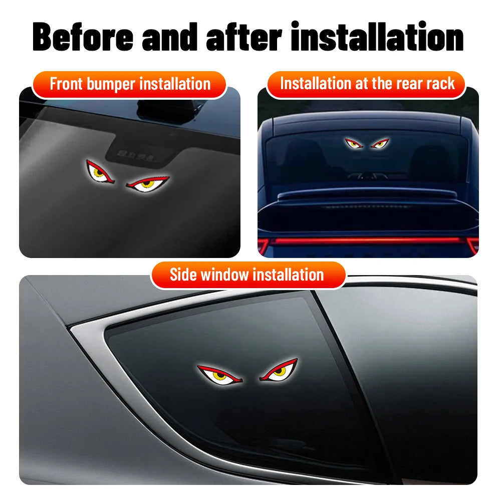 (NOT SOLD TO USA) Monster Eye Solar Antenna Demon Light – Universal Roof Decor – Car Accessories | MotorWorld Marketplace