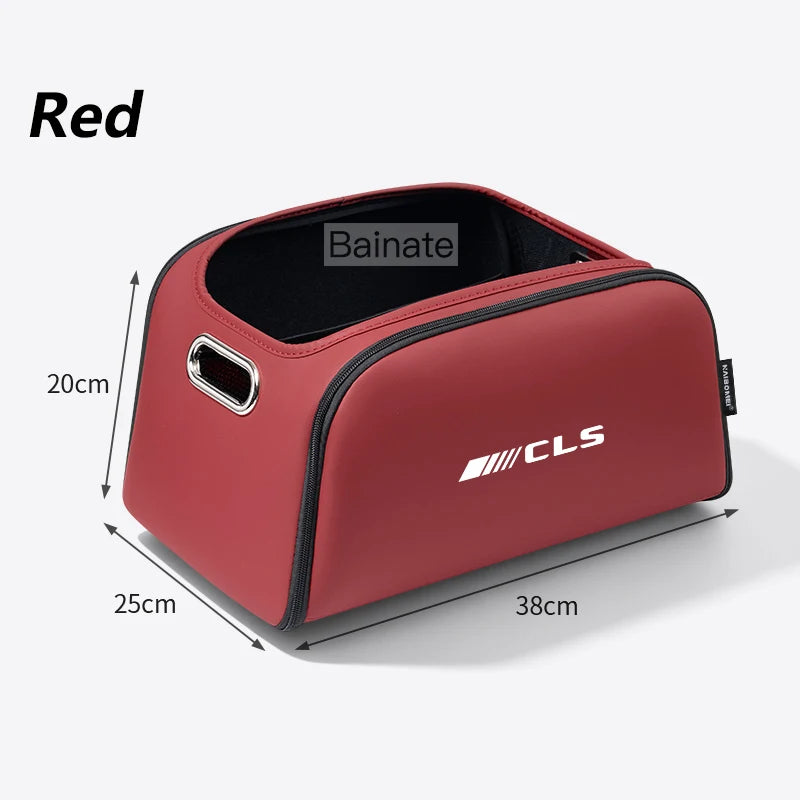 Mercedes CLS C218/C219 Trunk Storage Box – Leather, Pro Fit Red – Car Accessories | MotorWorld Marketplace