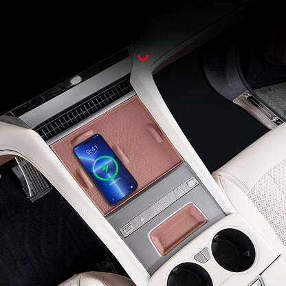 BYD M9 Central Wireless Charging Anti-Skid Silicone Pad Panel – Car Accessories | MotorWorld Marketplace