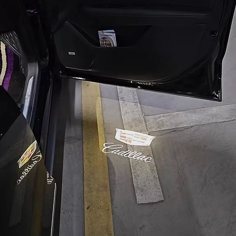 (NOT SOLD TO USA) 2PCS LED Door Logo Lights for Cadillac SRX XT5 XT6 CTS – Car Accessories | MotorWorld Marketplace