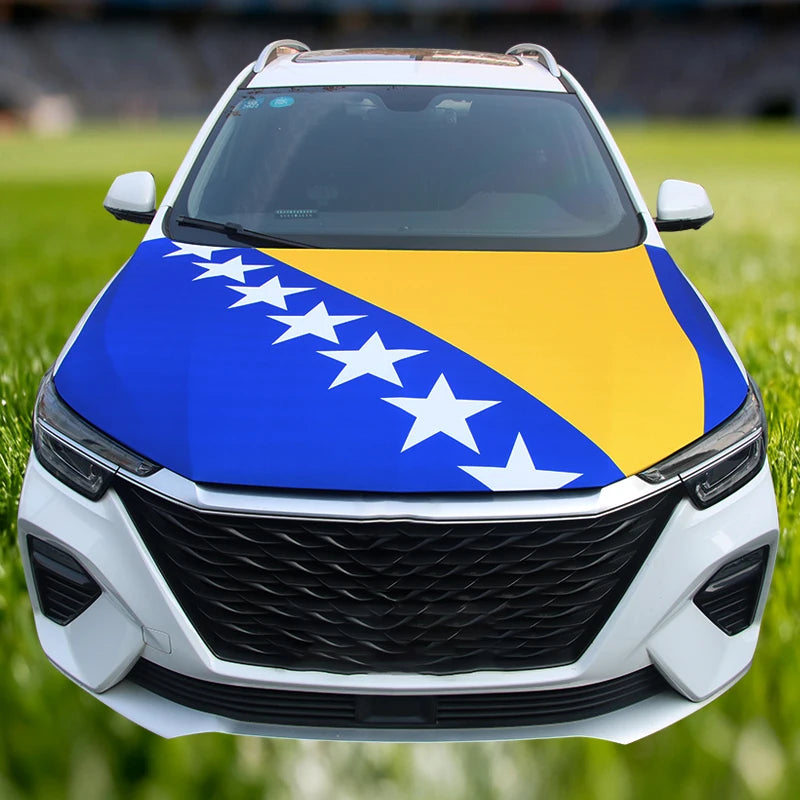 National Flag Car Hood Cover 115x160CM – Custom Engine Wrap