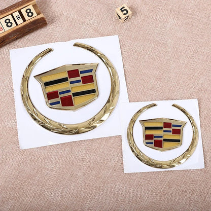 (NOT SOLD TO USA) Cadillac Emblem Badge for SRX ATS XTS 2017-2021, 1PC – Car Accessories | MotorWorld Marketplace