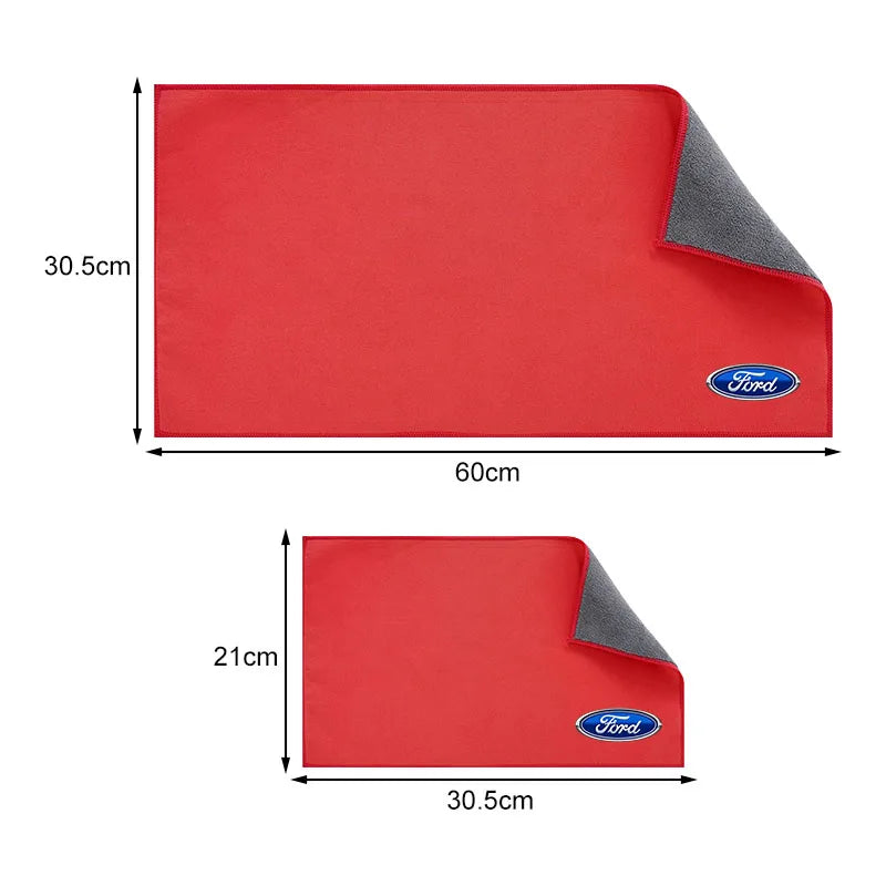 Premium Suede Leather Cleaning Cloth for Ford Models