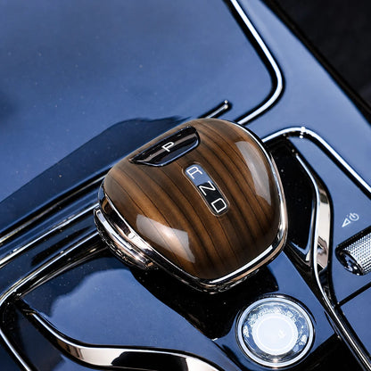 BYD Song Pro DMI Gear Shift Knob Cover Carbon Fiber Shell Wood Grain – Car Accessories | MotorWorld Marketplace