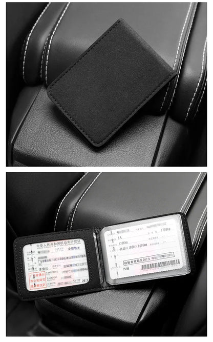 Premium Suede License Holder for Alfa Romeo Giulia & More