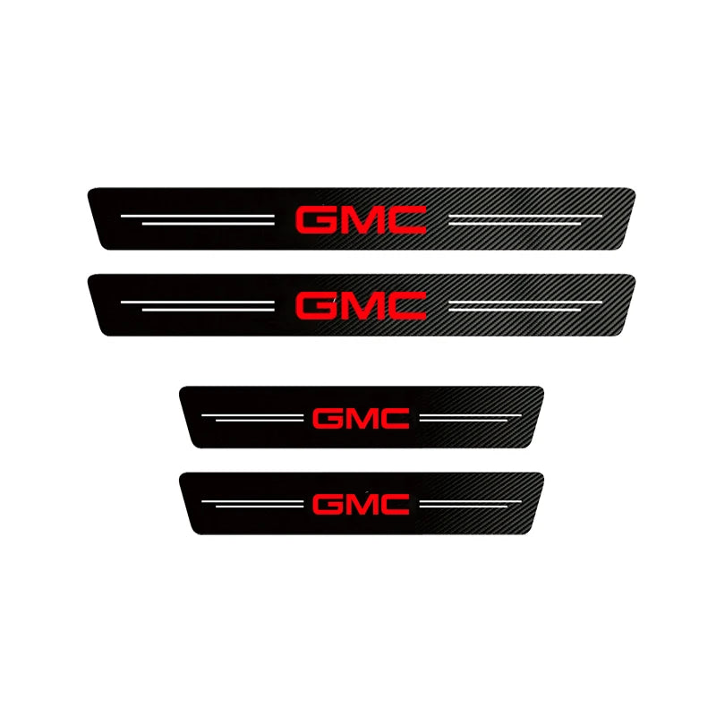 Carbon Fiber Door Sill Protectors for GMC