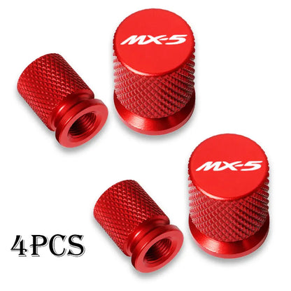 Mazda Valve Stem Caps Waterproof Dustproof Set