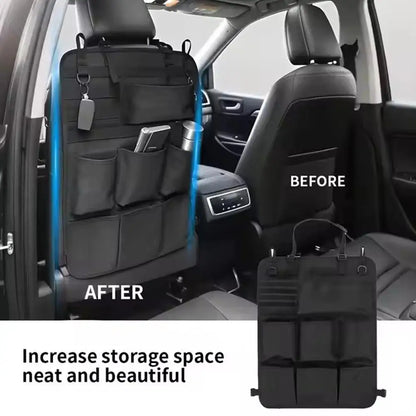 Tactical Camo Seat Back Organizer, 7-Pocket Universal Fit – Car Accessories | MotorWorld Marketplace