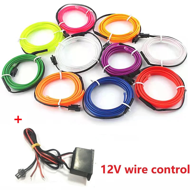 Flexible Car LED Neon Strip Light 1-5M USB/Cigar, Pro Decor With Wiring drive – Car Accessories | MotorWorld Marketplace