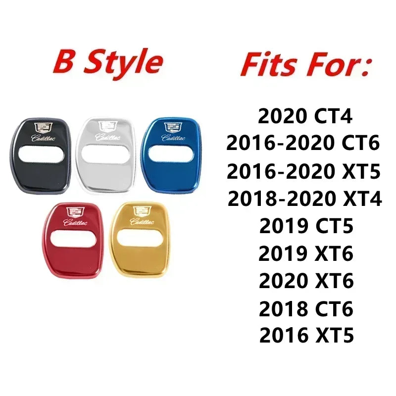 (NOT SOLD TO USA) 4pcs Cadillac Door Lock Anti-Rust Covers for CTS/CT4/CT5/XT5 – Car Accessories | MotorWorld Marketplace
