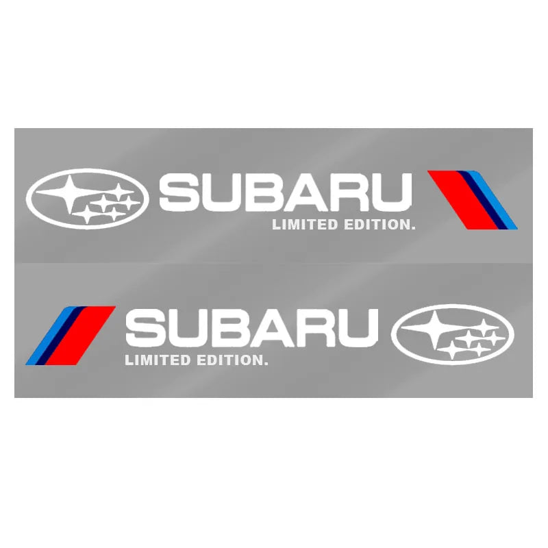 2pcs 3D Side Door Badge Decals for Subaru Forester WRX STI white – Car Accessories | MotorWorld Marketplace