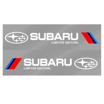 2pcs 3D Side Door Badge Decals for Subaru Forester WRX STI white – Car Accessories | MotorWorld Marketplace