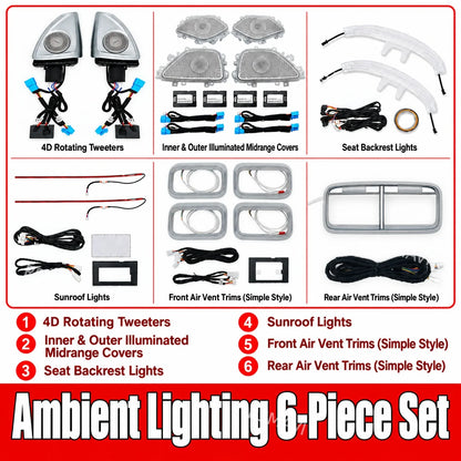 6pc Trim Set for Mercedes GLE/GLS W167 X167 2020-2024 Ambient Light 6pc 1 – Car Accessories | MotorWorld Marketplace