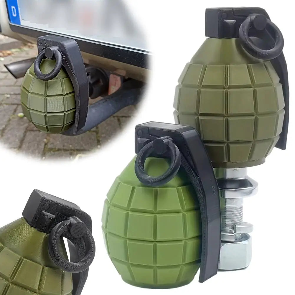 Grenade-Shape Tow Bar Cover Cap | Durable, Creative, Funny – Car Accessories | MotorWorld Marketplace