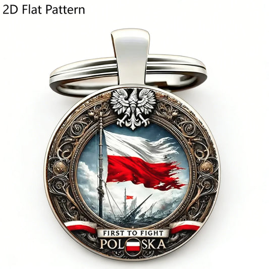 Vintage Navy Eagle Ship Poland Flag Keychain – Pro Gift – Car Accessories | MotorWorld Marketplace