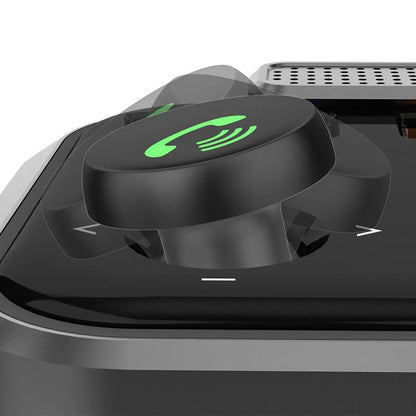 Transmetteur FM Bluetooth 5.0 - Chargeur rapide double USB, kit mains libres pour voiture
