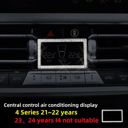 (NOT SOLD TO USA) BMW 4 Series 21-24 Diamond AC Vent & Knob Trim Decor AIR PANEL Display China Mainland – Car Accessories | MotorWorld Marketplace