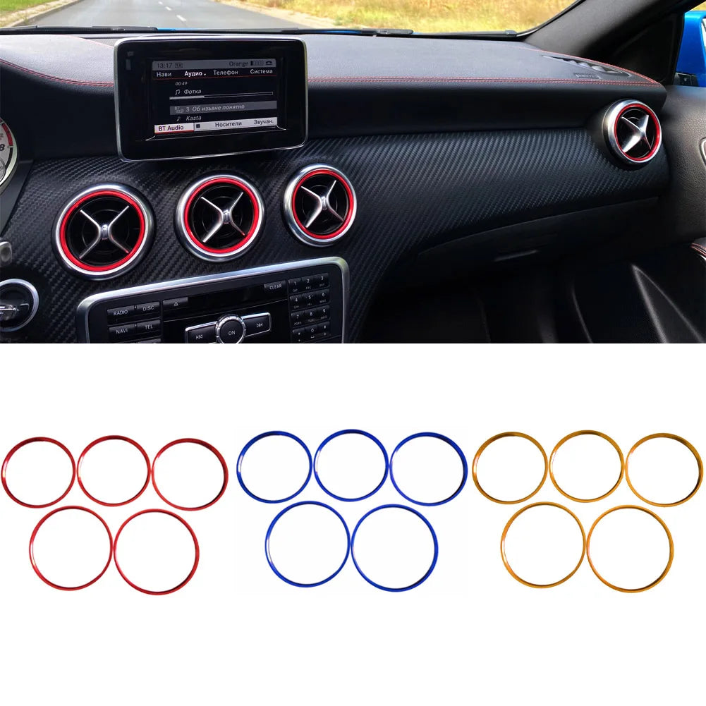 5Pcs AC Vent Trim Set for Mercedes A/B/GLA/CLA 2012-18 – Car Accessories | MotorWorld Marketplace