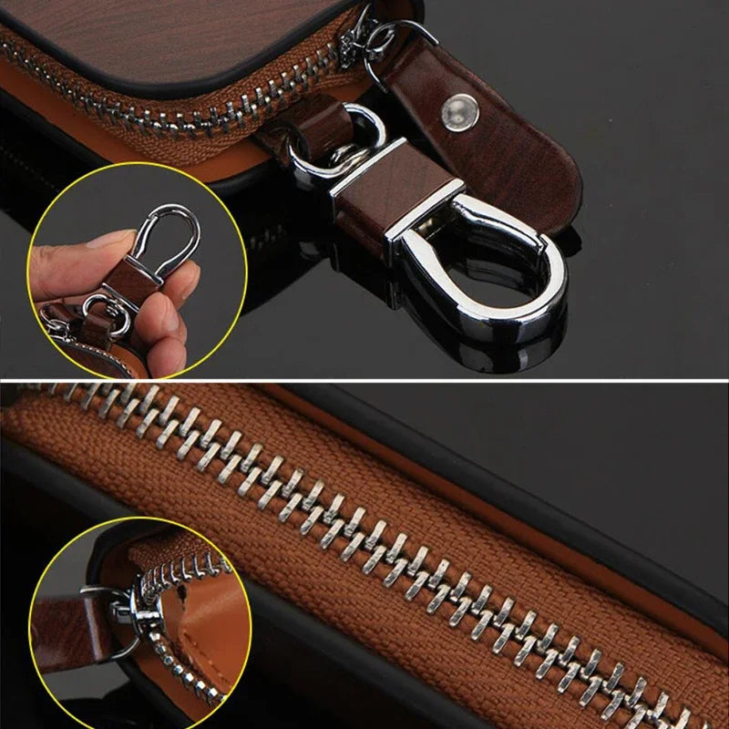 (NOT SOLD TO USA) Luxury Leather Key Wallet for Cadillac ATS CT6 XT4 Escalade – Car Accessories | MotorWorld Marketplace