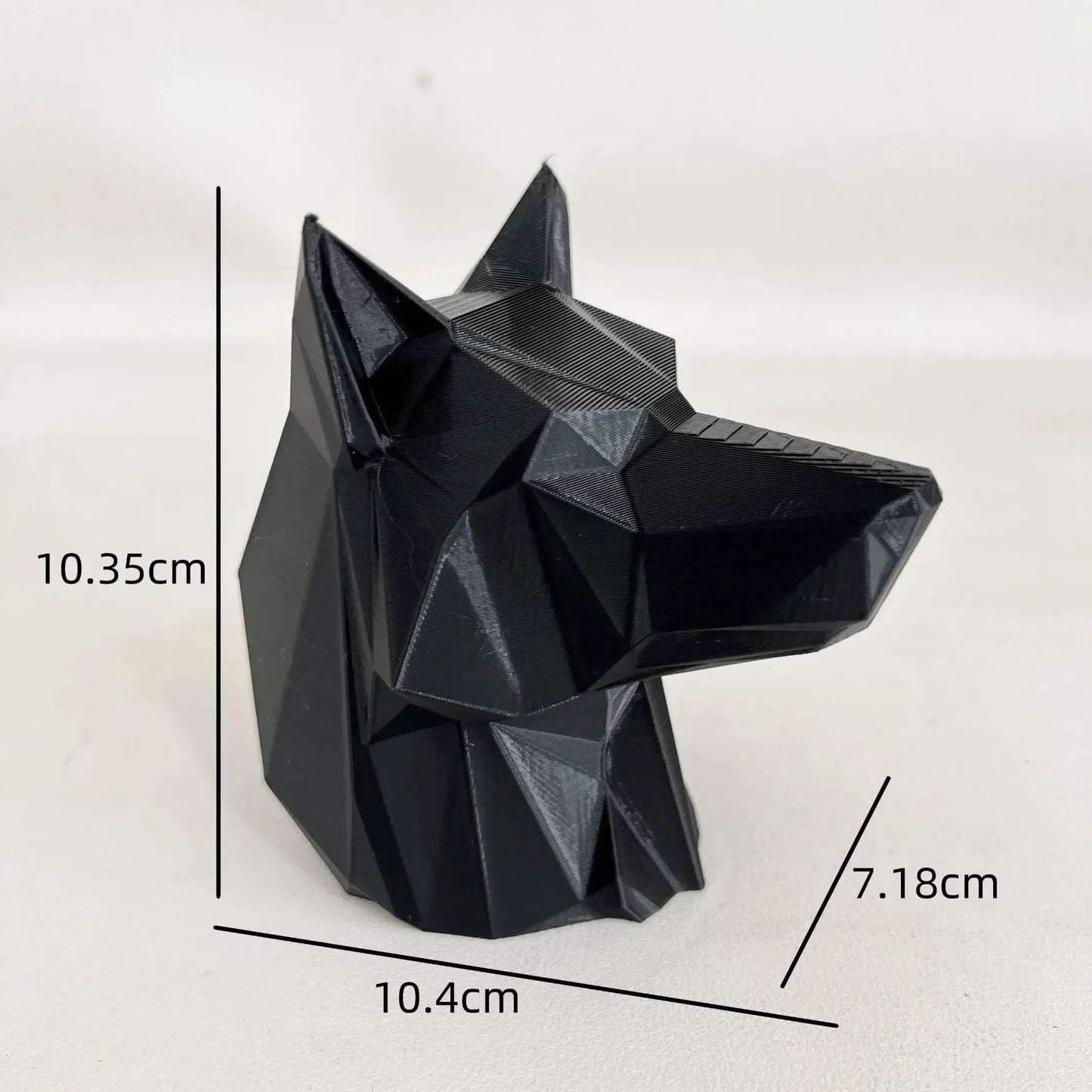 50mm Dog Head Tow Bar Ball Cover – Durable Black Cap wolf black – Car Accessories | MotorWorld Marketplace