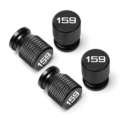 Alfa Romeo 159 Tire Valve Caps Waterproof Logo Stem Covers