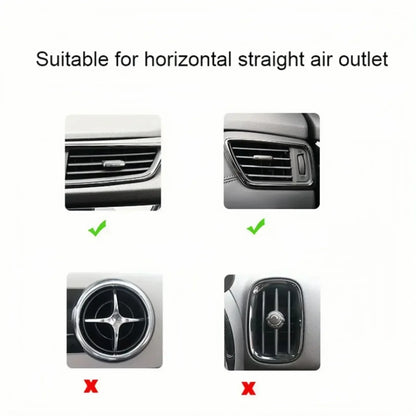 Support universel pour téléphone et boisson sur grille d'aération de voiture - Organiseur professionnel