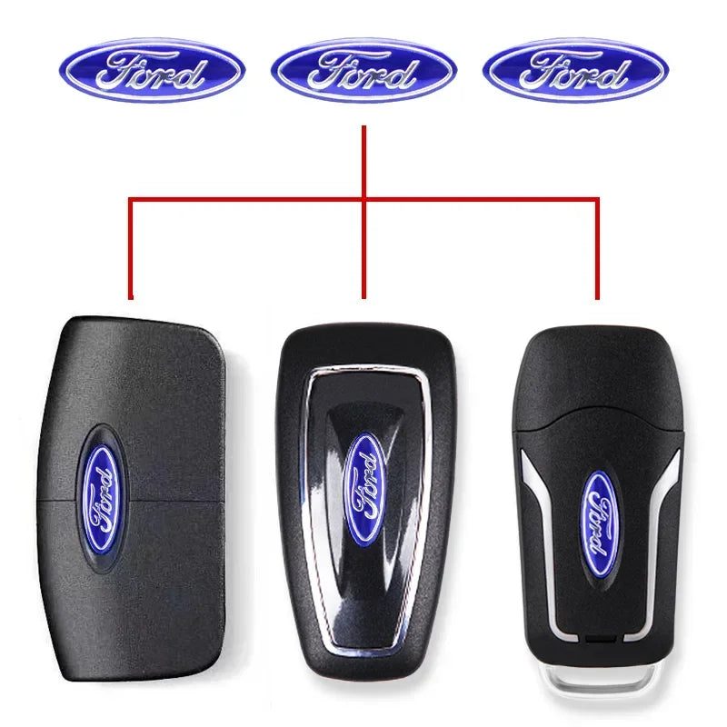 21mm (0.8") Ford Key Emblem Sticker Decal for Focus Mondeo Fiesta