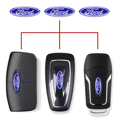 21mm (0.8") Ford Key Emblem Sticker Decal for Focus Mondeo Fiesta