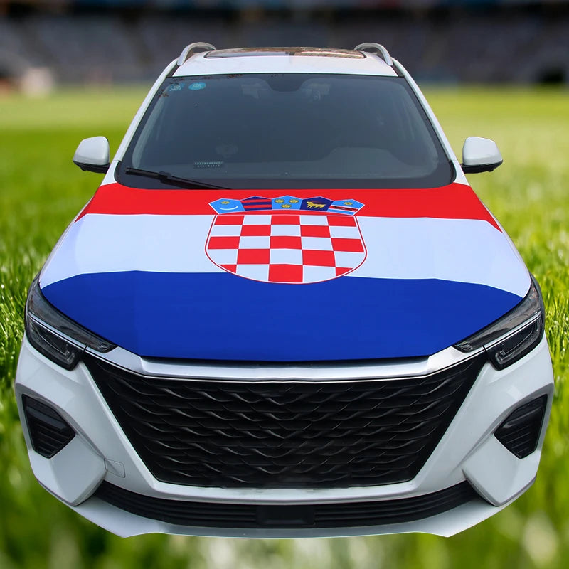 National Flag Car Hood Cover 115x160CM – Custom Engine Wrap