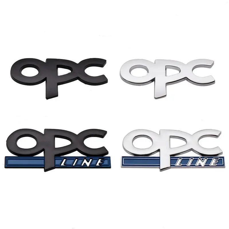 3D Metal OPC Line Emblem for Opel Insignia Astra Corsa