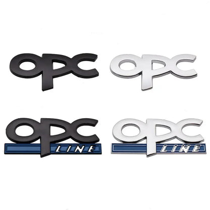 3D Metal OPC Line Emblem for Opel Insignia Astra Corsa