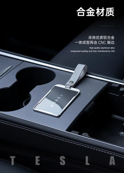 Aluminum Key Card Holder Case for Tesla Model 3/Y – Full Cover