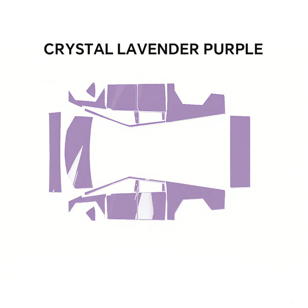 Tesla Cybertruck 2024 Pre-Cut Color Changing Vinyl Film Lavender Purple – Car Accessories | MotorWorld Marketplace