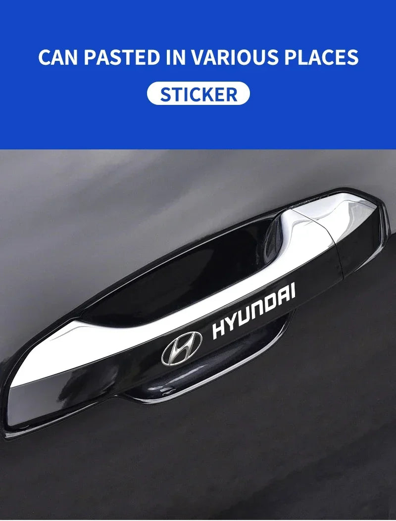 Heat-Resistant Brake Caliper Badge Stickers for Hyundai