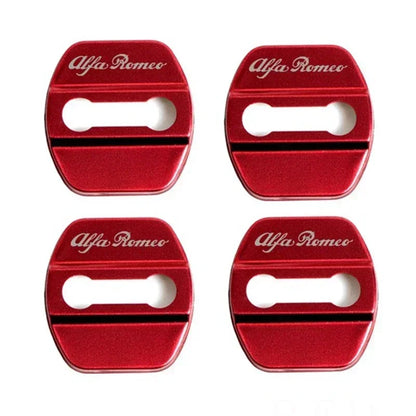 4Pcs Door Lock Cover for Alfa Romeo B Red – Car Accessories | MotorWorld Marketplace
