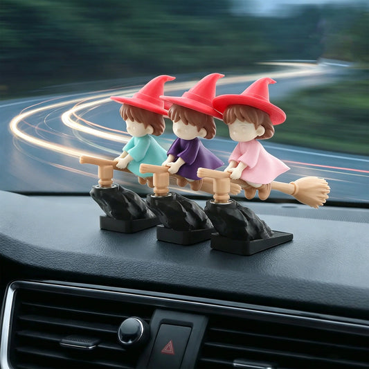Wizard Broomstick Drift Dashboard Ornament – Pro Car Gift – Car Accessories | MotorWorld Marketplace