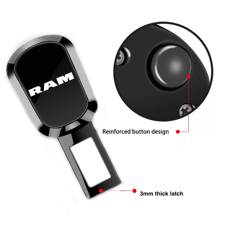 Rallonge de boucle de ceinture de sécurité pour Dodge, Ford, Jeep, Ram, SRT