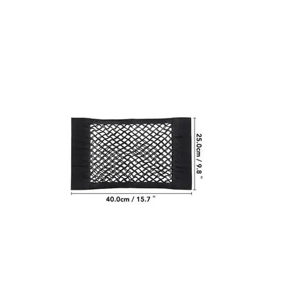 Filet de rangement universel à double maille pour coffre de voiture et filet coupe-feu