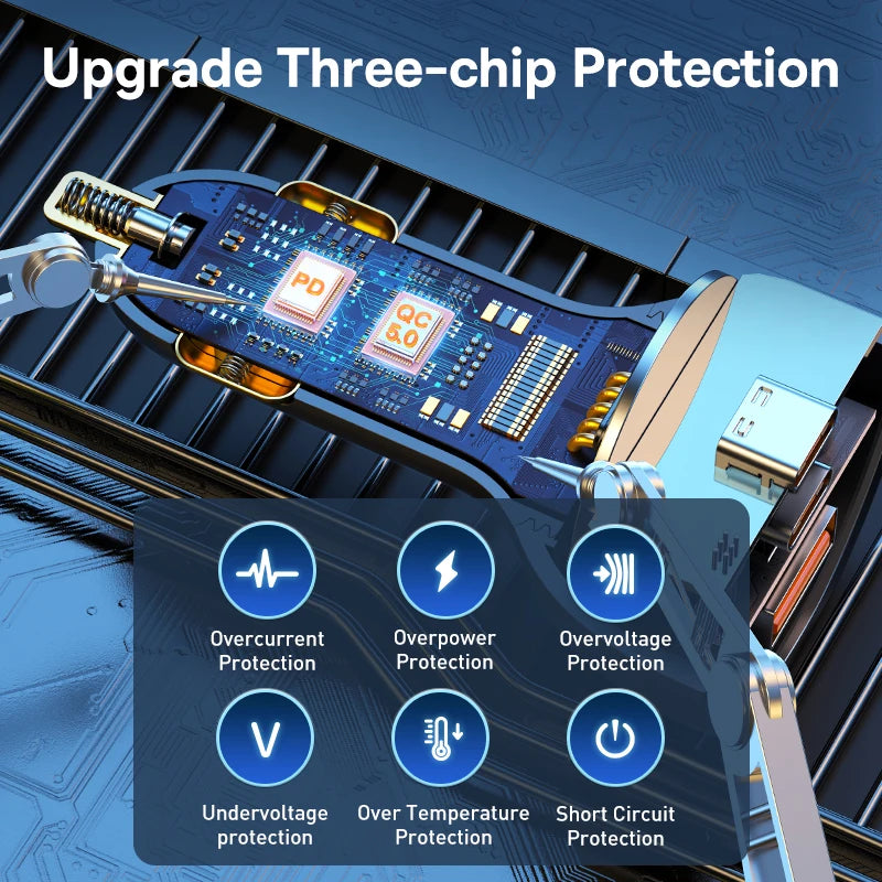 Baseus 160W QC 5.0 Car Charger PD3.0 USB-C Fast Charge – Car Accessories | MotorWorld Marketplace