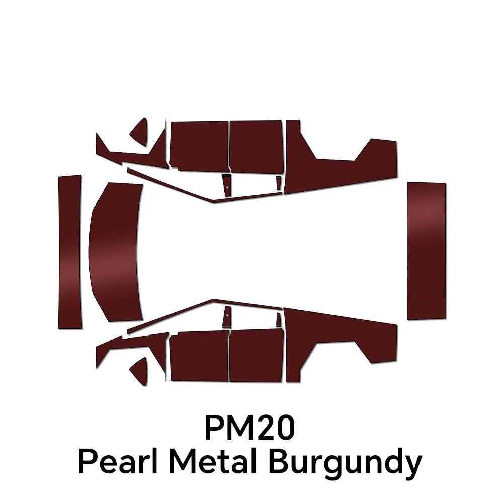 Tesla Cybertruck 2024 Pre-Cut Color Changing Vinyl Film Pear Metal Burgundy – Car Accessories | MotorWorld Marketplace