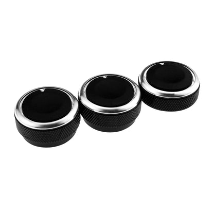 Lot de 3 boutons de climatisation en aluminium pour Chevrolet Sail 2008-2014 