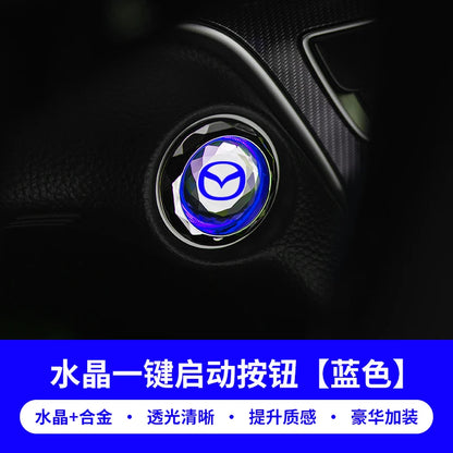 Mazda Crystal Start/Stop Button Cover