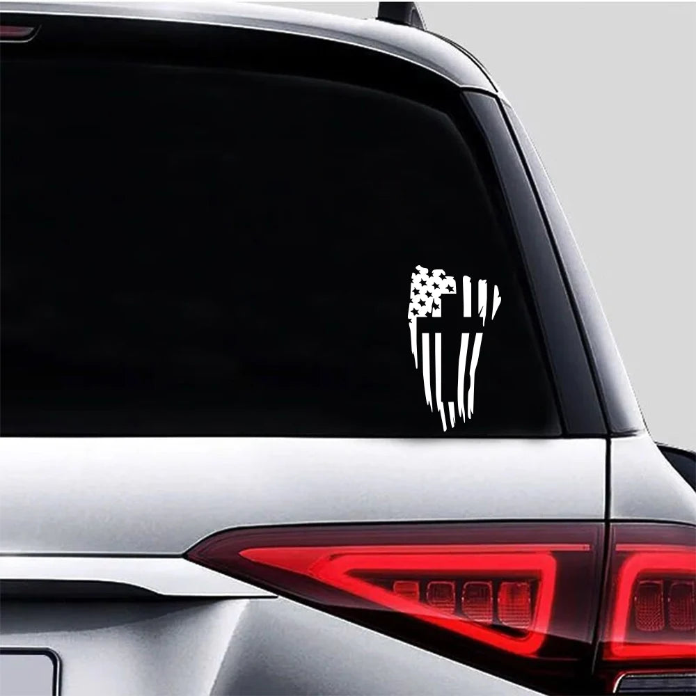 USA Flag Cross Vinyl Decal – Christian Car & Truck Sticker – Car Accessories | MotorWorld Marketplace