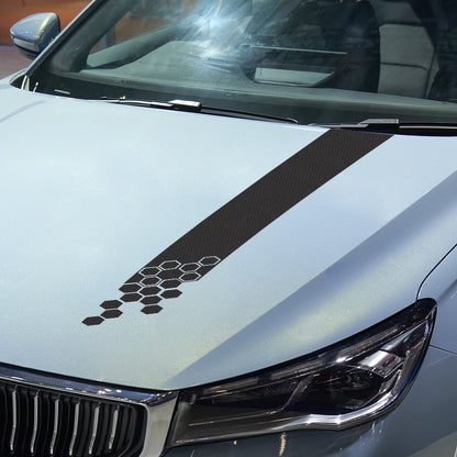 Honeycomb Racing Hood Sticker Vinyl Decal For Audi BMW Tesla