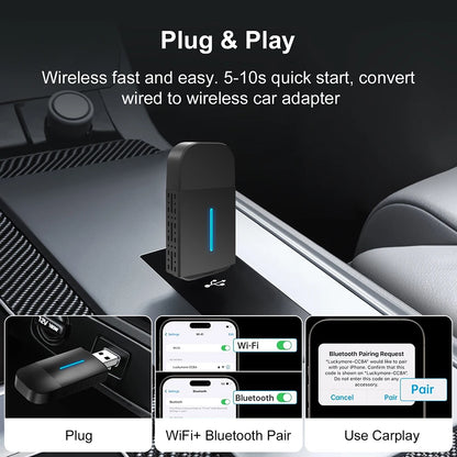 Clé USB Android Auto CarPlay 2 en 1 Type-C pour Chevy/VW