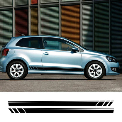 2PCS Racing Side Stickers for VW Polo 6R/6C/9N2/9J GTI