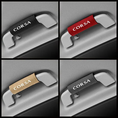 Opel Corsa Suede Door Handle Protector, Anti-Slip